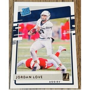 Jordan Love 2020 Panini Chronicles Draft‎ Picks Donruss Rookie Packers #7
